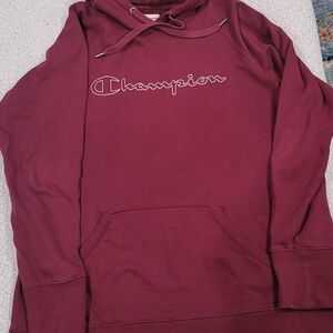 Champion Women's Maroon Hoodie